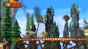 In-game screenshot of Donkey Kong Country: Tropical Freeze.