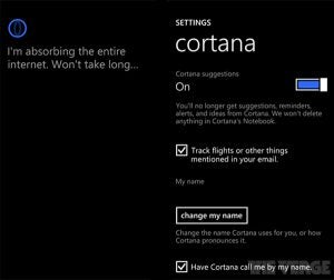 Windows Phone 8.1 Cortana