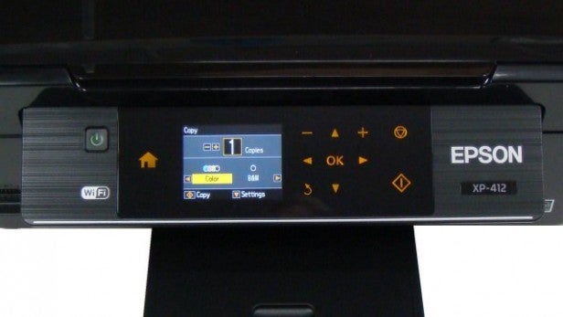 Epson Expression Home XP-412 - Controls