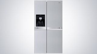 LG GSL545NSYV American style fridge freezer in silver