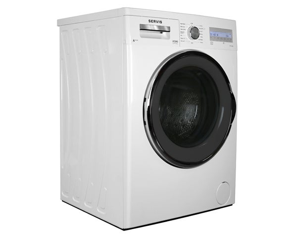 White Servis W814FLHD front-loading washing machine.
