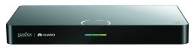 Huawei DN371T YouView set-top box front view.Huawei DN371T set-top box on white background.