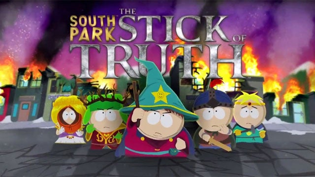 South Park: The Stick of Truth game cover with characters.