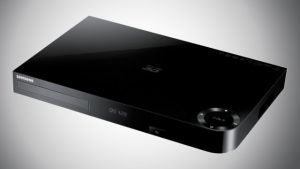 Samsung BD-H8900 3D Blu-ray player with display visible.