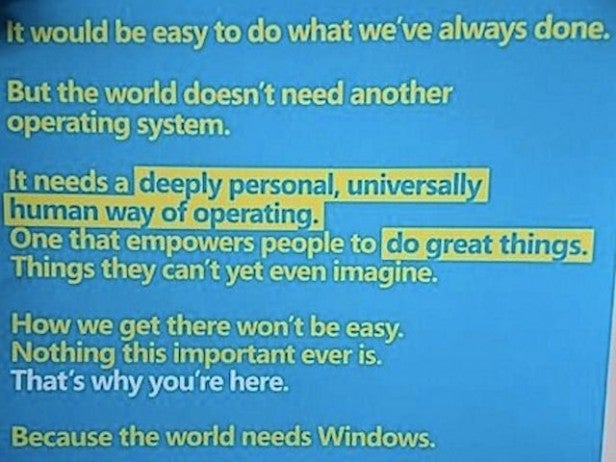 Windows 9 poster