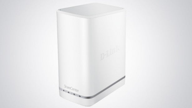White D-Link ShareCenter network storage device