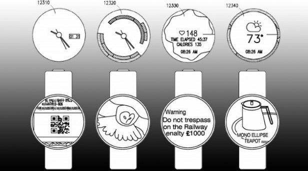 Round Samsung smartwatch