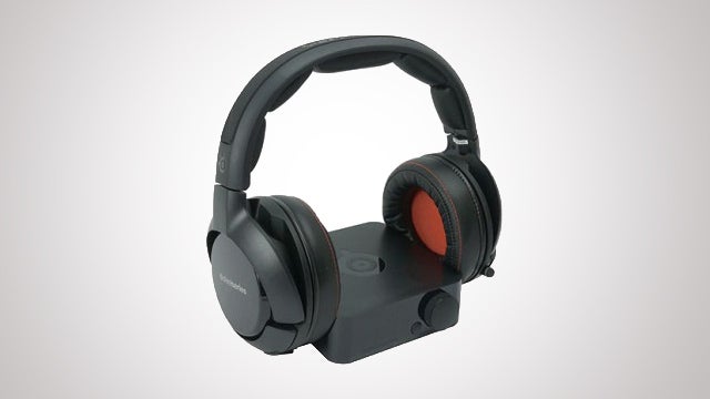 SteelSeries H Wireless headset on white background.