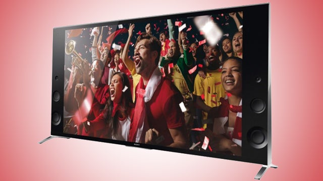 Sony KD-65X9005B TV displaying vibrant sports scene.