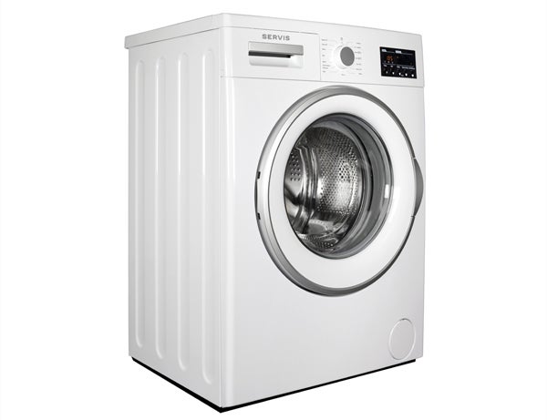 Front view of Servis W714F4HD washing machine