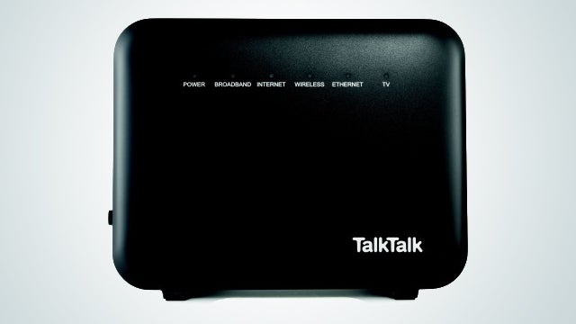 TalkTalk Super Router front view on white background.