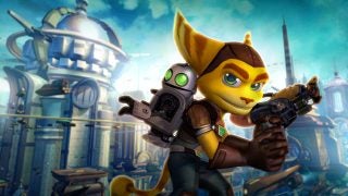 Ratchet from Ratchet and Clank Trilogy game artwork.