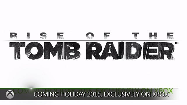 rise of the Tomb raider Xbox One exclusive