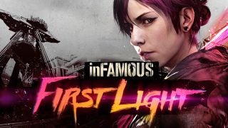 Cover art for inFamous: First Light video game.
