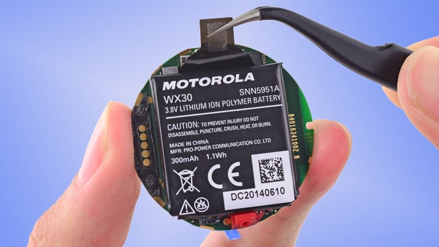 Moto 360 battery