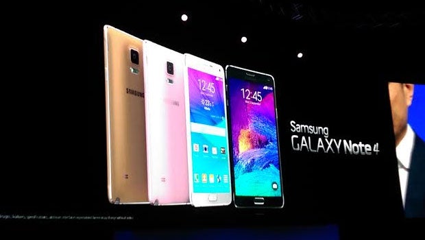 Samsung Galaxy Note 4 colours