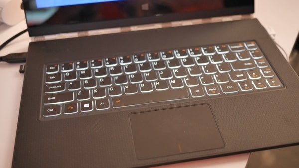 Lenovo Yoga Pro 3 laptop with illuminated keyboard