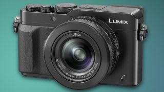 Panasonic Lumix LX100 camera with Leica lens.