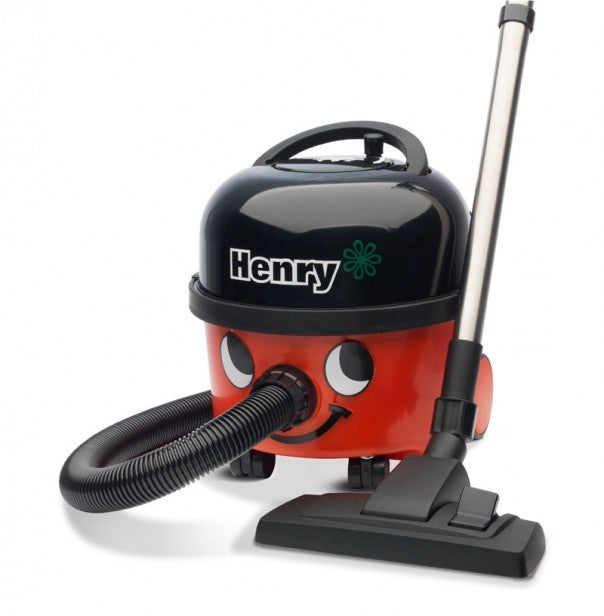 Henry Numatic HVR200-A2 11Henry vacuum cleaner on white background.