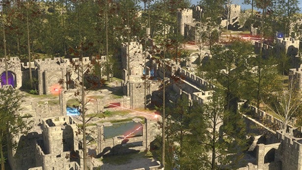 Screenshot of The Talos Principle game showing a puzzle level.
