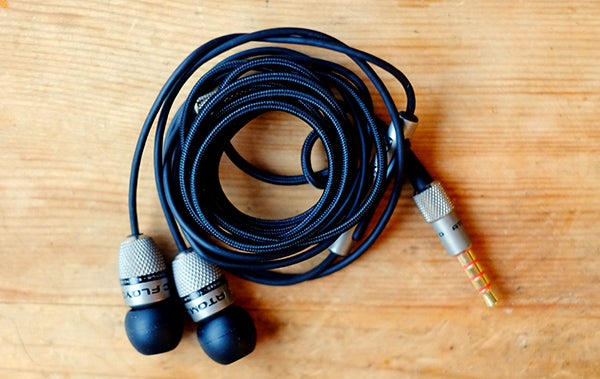 Atomic Floyd SuperDarts Titanium earphones with braided cable