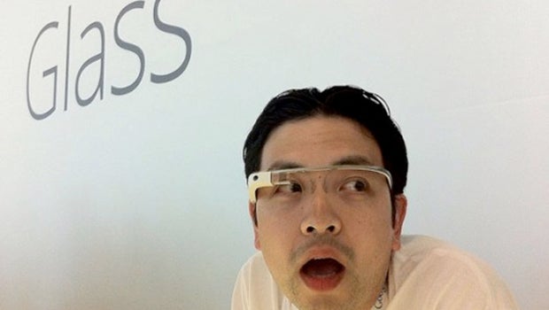 Google Glass mouth