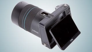 Lytro Illum light-field camera with angled display