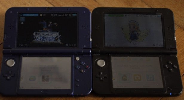 New Nintendo 3DS XL and an older model comparison.