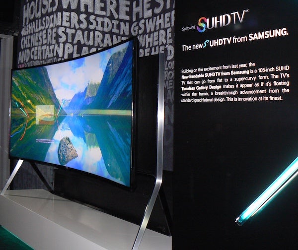 Samsung 105in Bendable SUHD TV