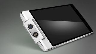 Oppo N3 smartphone with rotating camera design.