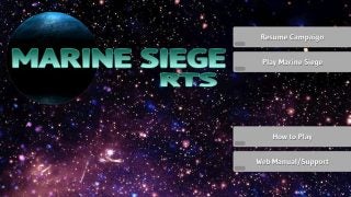 Marine Siege RTS