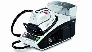 Bosch Ultimate Steam Generator iron on a white background.