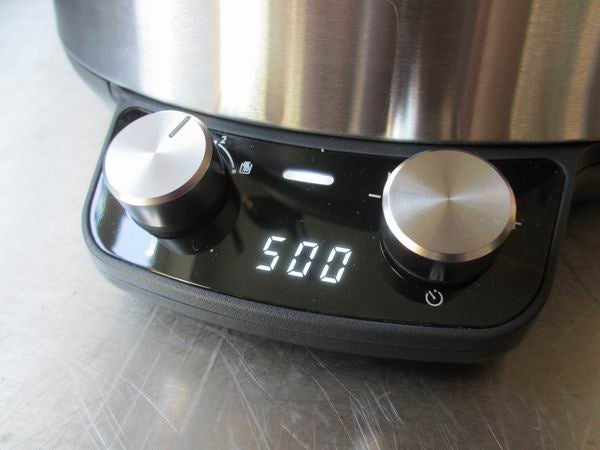 Crock-Pot Digital Sauté Slow Cooker control panel at 5:00 setting.