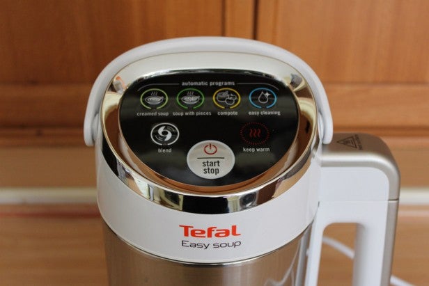 Tefal Easy Soup maker with control panel and programs.