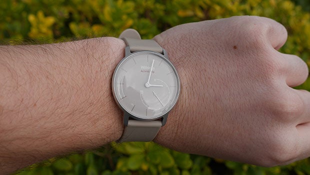 Withings Activité Pop watch worn on a wrist