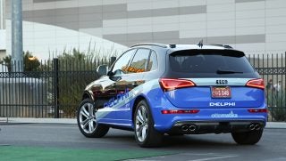Delphi driverless Audi