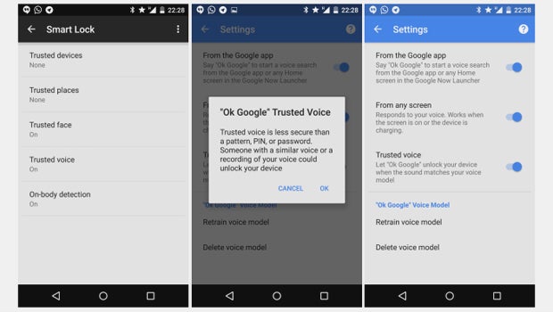 Android Trusted Voice