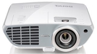 BenQ W1350 projector front view on a white background.