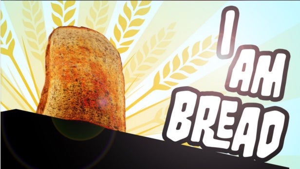 "I Am Bread" video game cover with a toast slice.
