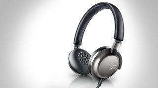 Philips Fidelio F1 headphones on a white background.