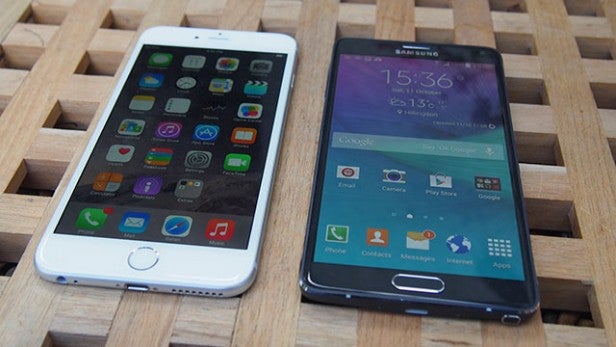 Note 4 vs iPhone 6