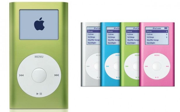 The iPod Mini 1st genertaion all colurways