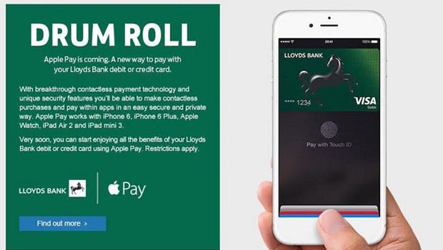 Apple Pay UK Lloyds