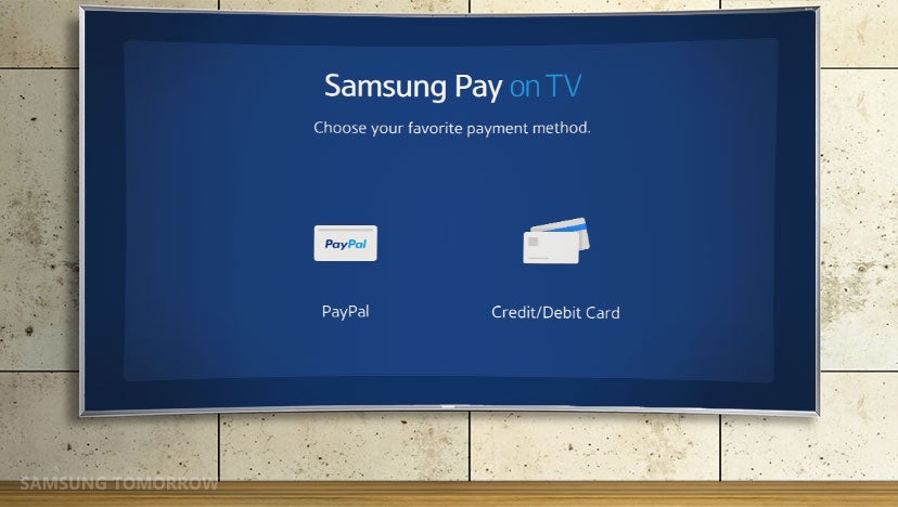 Samsung Pay on TV