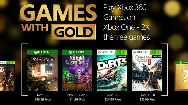 Games with Gold November