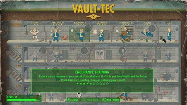 Fallout 4 Perks Endurance