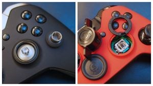 Xbox One Elite Controller vs SCUF Infinity 1 analogue