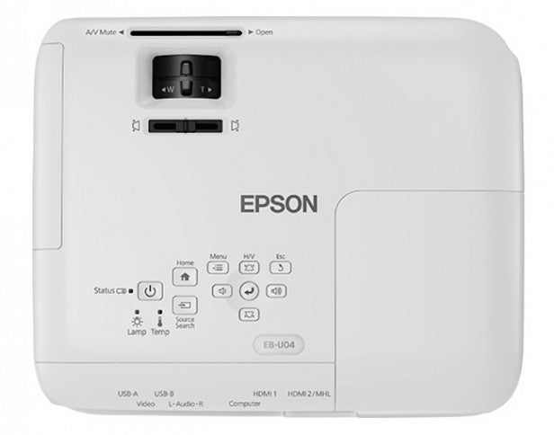 Epson EB-U04Epson projector EB-U04 model top view.
