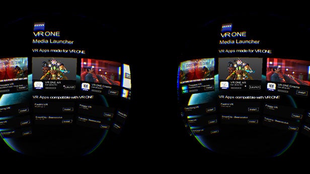 VR one Media launcher