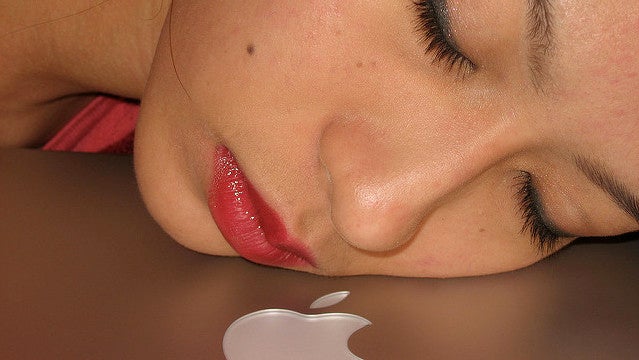 Apple sleeping boring